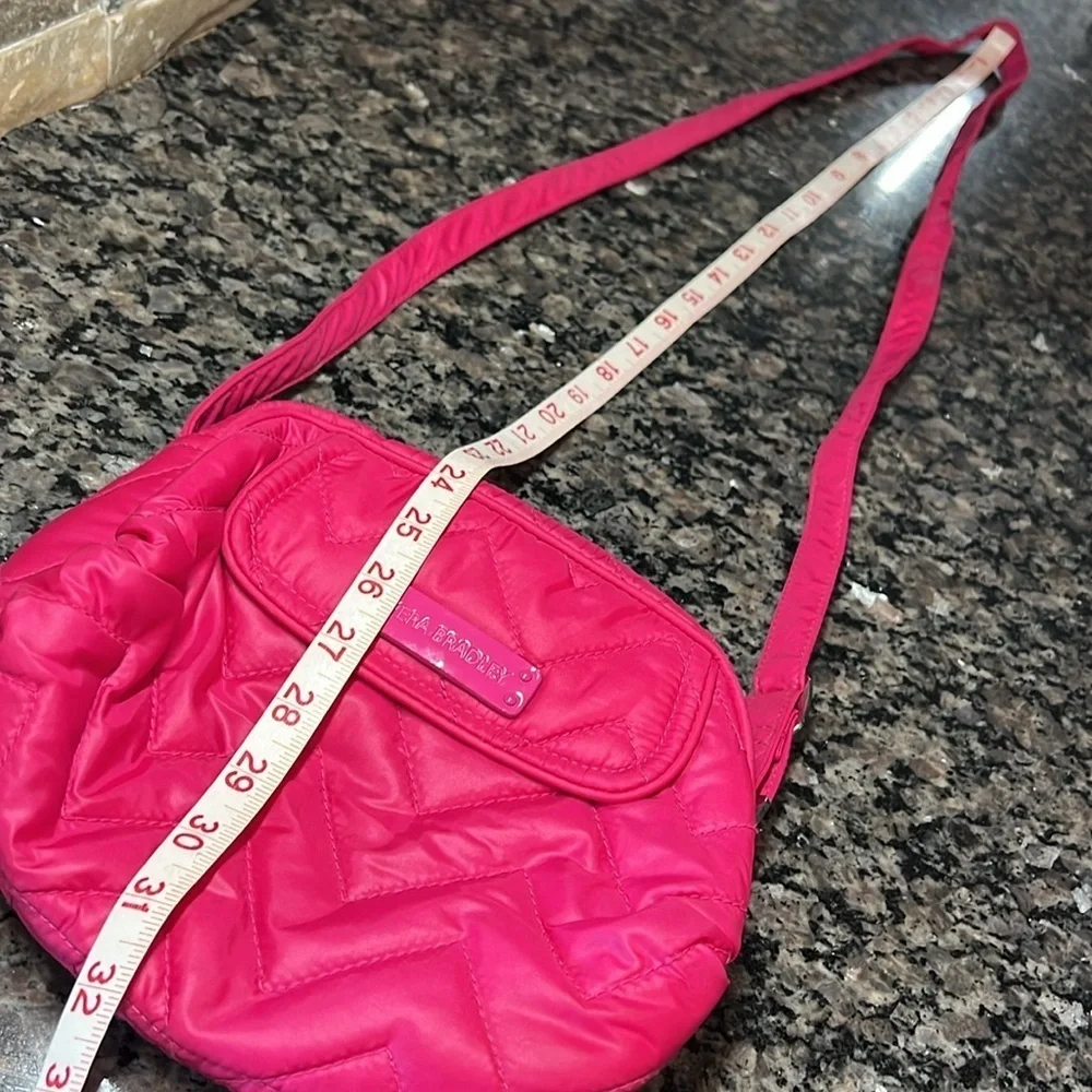 Vera Bradley Pink Nylon Quilted crossbody EUC